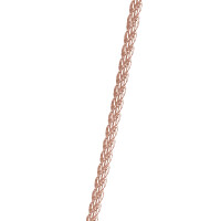 Kordelkette 1.2 Ros&eacute;-vergoldet 45cm