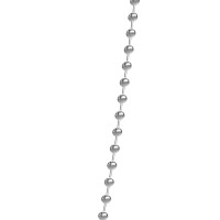 Kugelkette 1.8 rhodiniert 70 cm