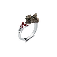 Fluffy Eichh&ouml;rnchen Ring