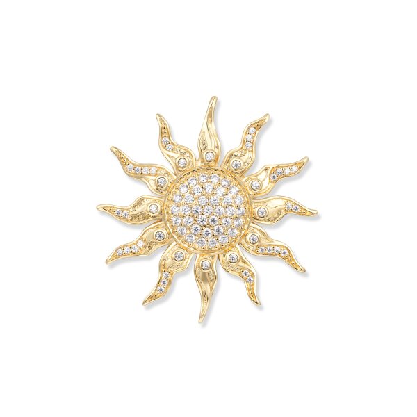 Sol Gold Sonnen Anhänger