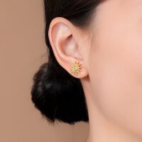 Sol Gold Sonnen Ohrringe