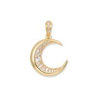Muna Gold Mond Anhänger