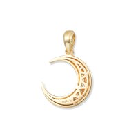 Muna Gold Mond Anhänger