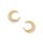 Muna Gold Mond Ohrringe