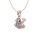 Lou Blue Frosch Halskette