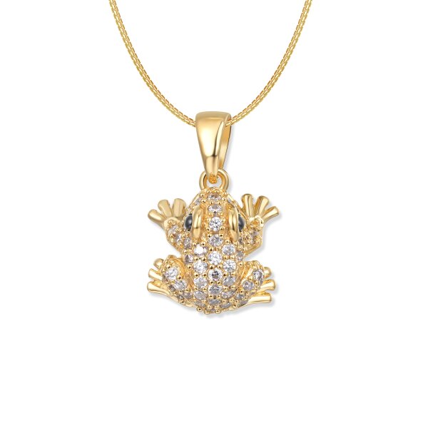 Lex Gold Frosch Halskette