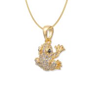Lex Gold Frosch Halskette