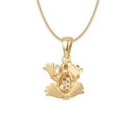 Lex Gold Frosch Halskette