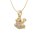 Lex Gold Frosch Halskette