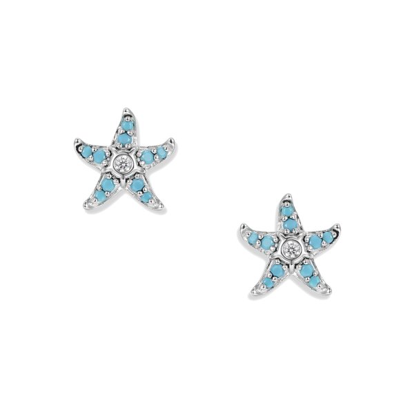 Sila Aqua Seestern Ohrringe