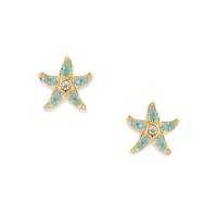 Sully Aqua Seestern Ohrringe