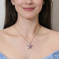 Sonja Pink Seestern Anh&auml;nger