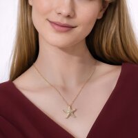 Svenja Crystal Seestern Anh&auml;nger