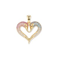 Fusion Schwan Herz Anh&auml;nger