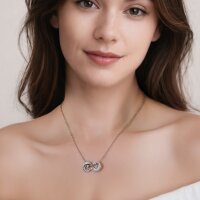 White Delfin Infinity Anh&auml;nger