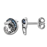 Blue Delfin Infinity Ohrringe