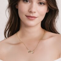 Crystal Delfin Infinity Anh&auml;nger