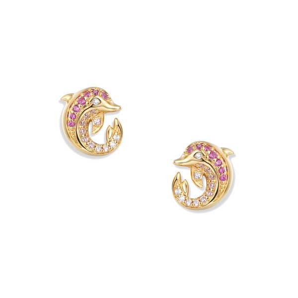 Blush Delfin Infinity Ohrringe