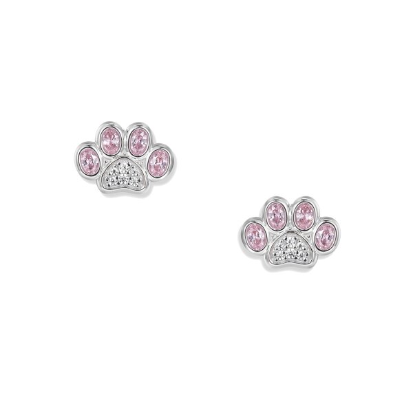 Pink Paw Pfoten Ohrringe