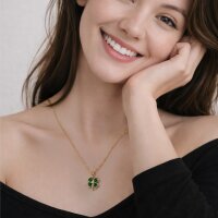 Calina Kleeblatt Anh&auml;nger