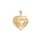 Crystal Birds Herz Anh&auml;nger