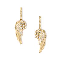 Seraph Engelsfl&uuml;gel Ohrringe Gold