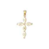 Credo Kreuz Anh&auml;nger Gold