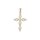 Credo Kreuz Anh&auml;nger Gold